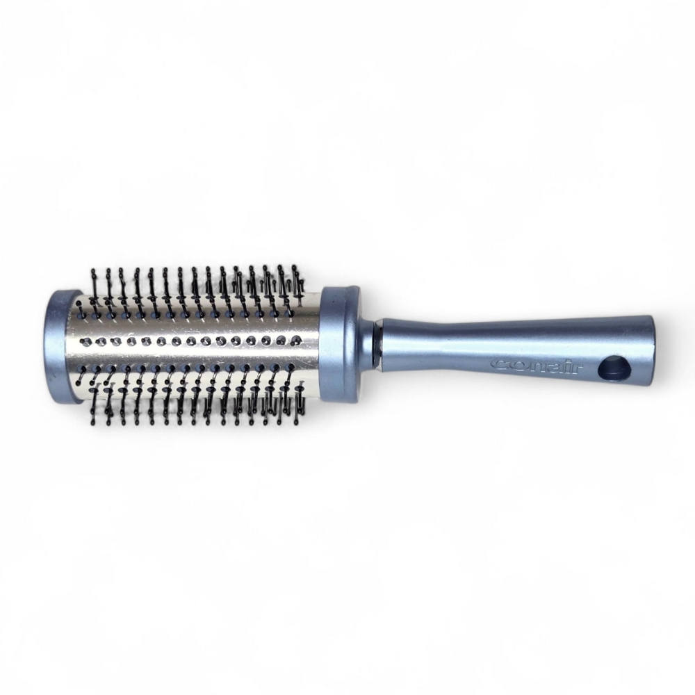 Conair Blue Round 3 Inch Barrel Curl And Volumizer Styling Hair Brush